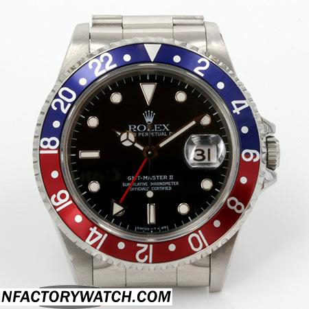 3A勞力士Rolex 格林尼治型 II 116710 316L不鏽鋼錶殼 防劃藍寶石水晶