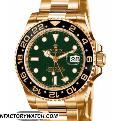 3A勞力士Rolex 格林尼治型 II 116718LN 綠色錶盤
