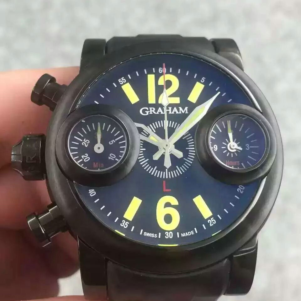 3A格林漢姆GRAHAM 青蛙眼7750機芯【英國制】腕錶 獨特的青蛙眼設計 