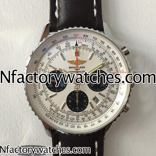 3A百年靈Breitling navitimer 01 航空計時01腕錶 AB012012/BB01/435X/A20BA.1 白色錶盤
