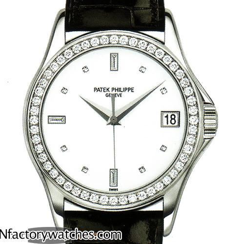 3A百達翡麗 PATEK PHILIPPE 古典錶系列 calatrava 5108 316L不鏽鋼 藍寶石水晶玻璃 黑色牛皮錶帶
