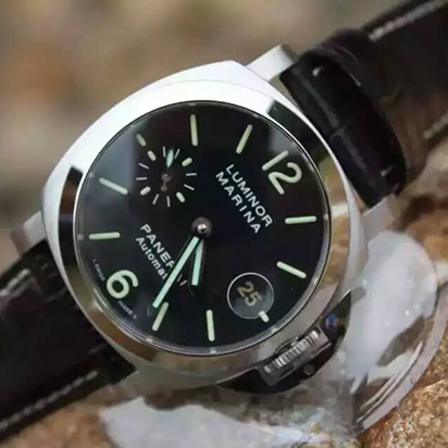 3A沛納海Pam048，亞洲7750自動上鏈機芯 寶石水晶 黑色錶盤