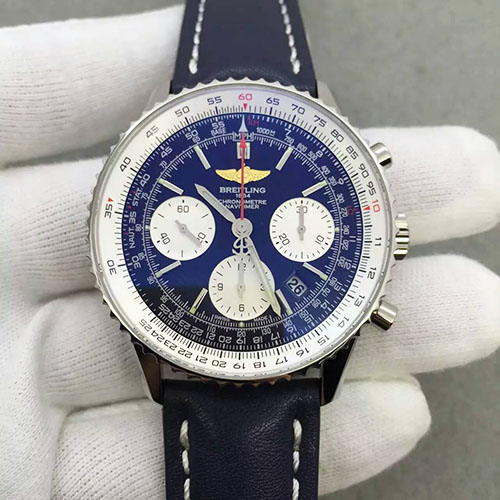 3A百年靈 Breitling 航空計時腕錶 “太陽的后裔”皮帶款 搭載7750機芯 316精鋼 JF出品