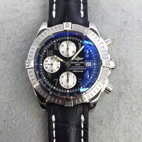 3A百年靈 Breitling 五珠全鋼航空計時腕錶  搭載7750機芯 316精鋼 直徑44mm