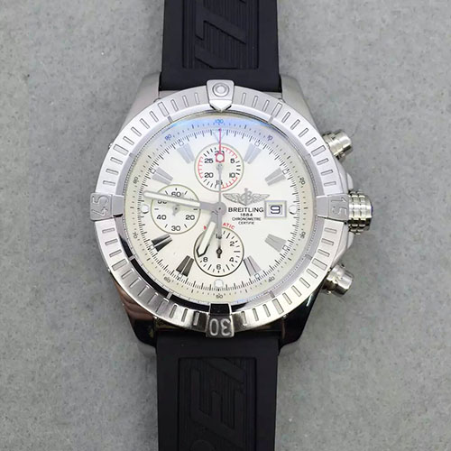 3A百年靈 Breitling 五珠全鋼航空計時腕錶  搭載7750機芯