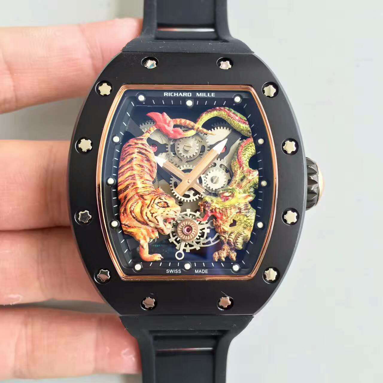 理查德米勒 RM51-01＂龍虎爭霸＂腕錶 搭載進口機械機芯