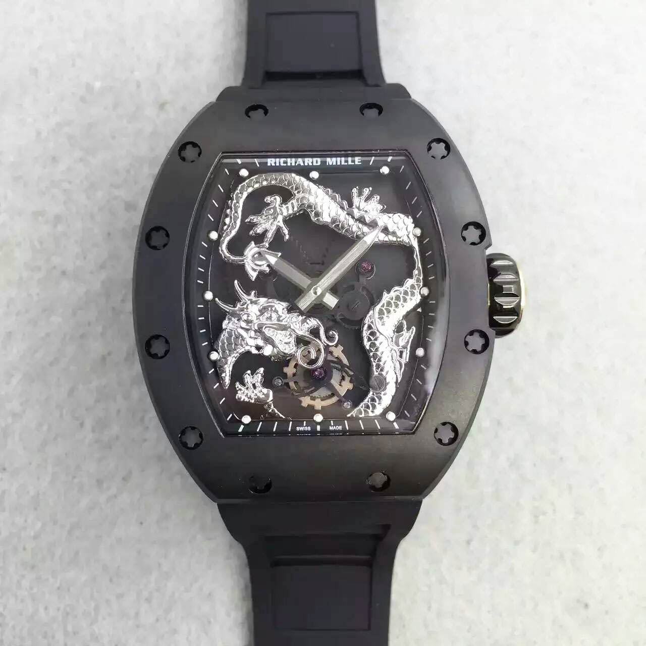 3A查理德米勒 Richard Mille 中國龍系列 熱門腕錶推薦 1:1手錶