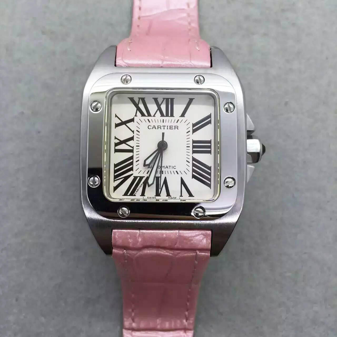3A卡地亞 Cartier-Santos  100系列W20126*8女性機械錶