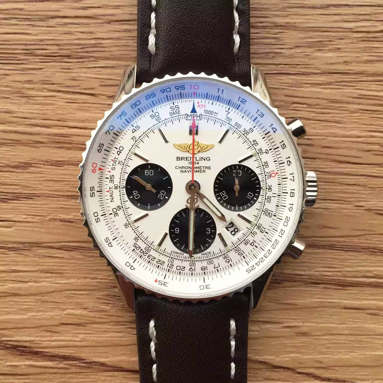 3A百年靈航空計時搭載7750機芯 a貨手錶 一比一復刻 1:1手錶