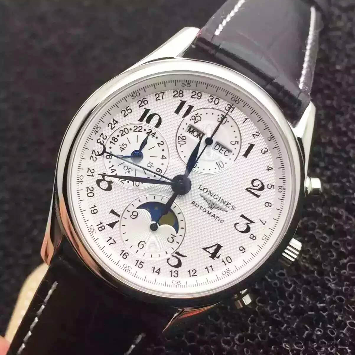 3A浪琴 Longines 月相腕錶巴塞爾錶展熱款搭載7750自動上鏈機芯