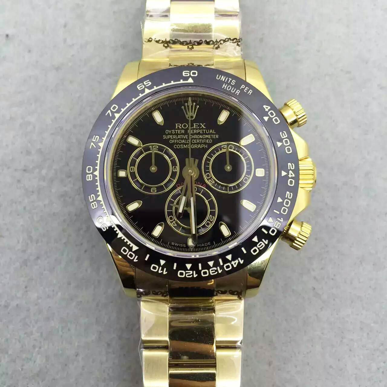 3A勞力士 Rolex DAYTONA 迪通拿陶瓷圈搭載7750機芯 鋼帶款 高仿手錶 