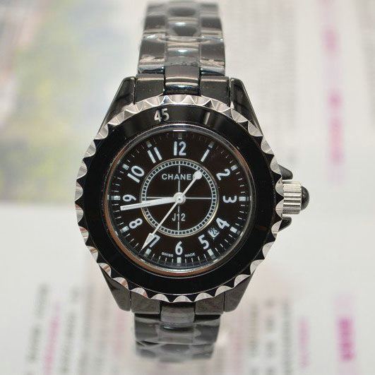 3A香奈爾 Chanel J12系列黑陶瓷機械中性錶
