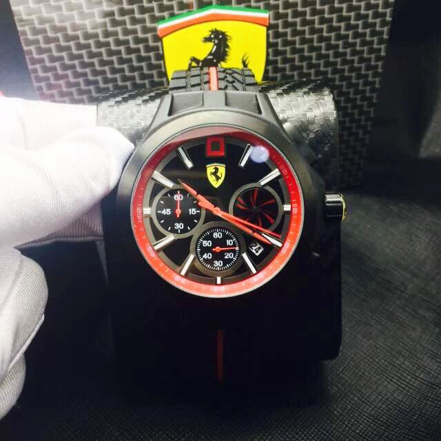 3A法拉利 Ferrari 男款手錶 皮革
