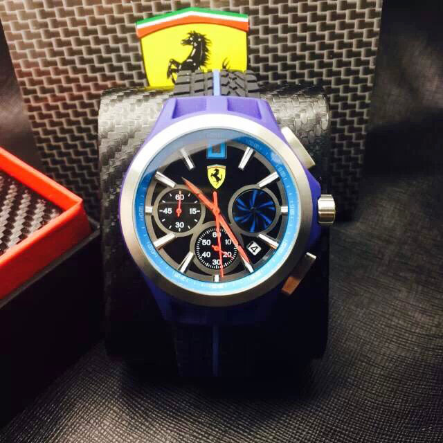 3A法拉利 Ferrari 男款手錶 黑色