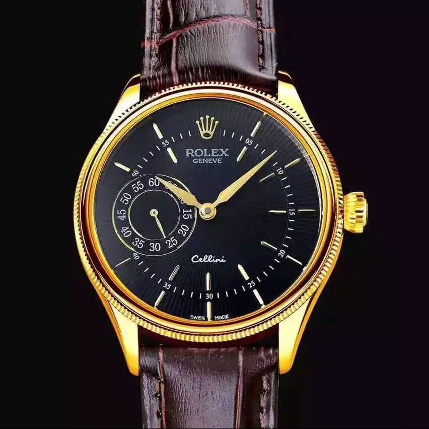 3A勞力士 Rolex 切利尼系列腕錶 搭載ETA-2824機芯 動力儲備36小時 9字位獨立小秒
