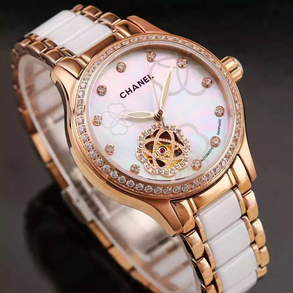 3A香奈兒 Chanel 最新款鏤空系列女士腕錶 搭載進口82S0全自動機械機芯 直徑35毫米