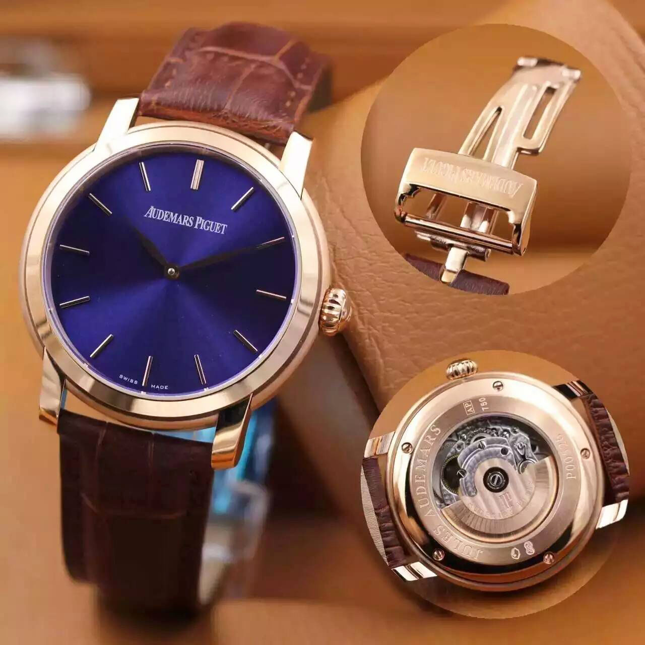 3A愛彼 AP 巴塞爾錶展推出全新系列 新款男士機械腕錶 搭載瑞士2824機芯 原裝錶扣