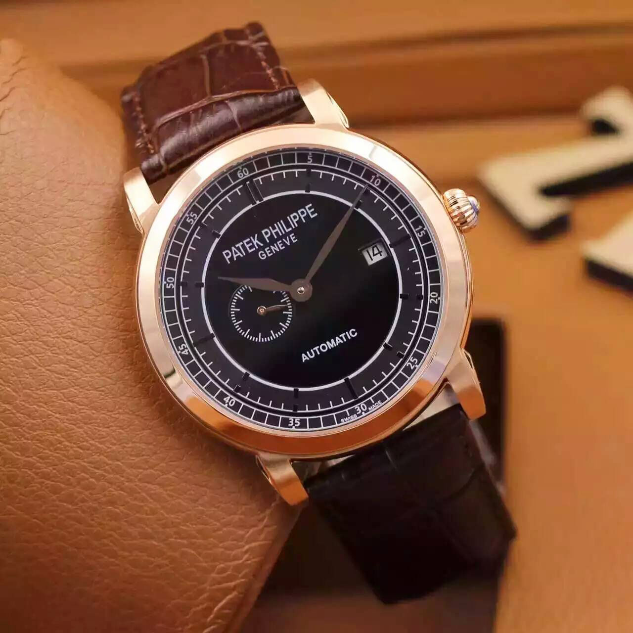 3A百達翡麗 Patek Philippe 年新款巴塞爾鐘錶展經典之作 搭載ETA2824機芯 直徑42mm 