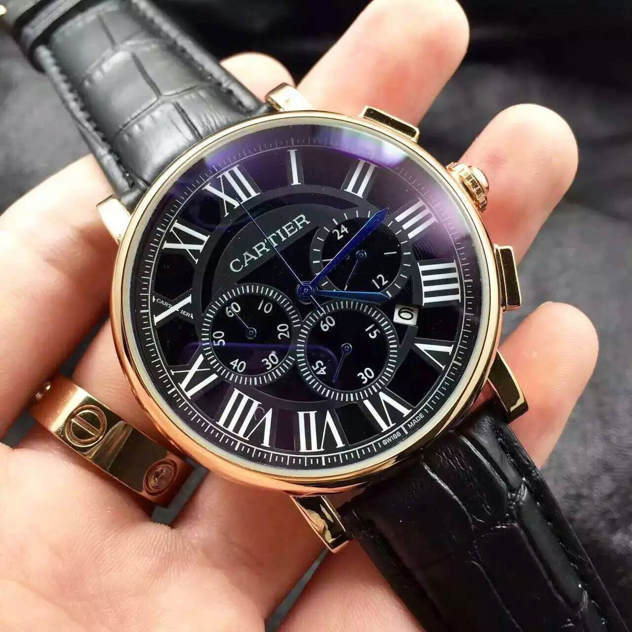3A卡地亞 Cartier 復雜多功能系列 男士自動機械腕錶爆款上市