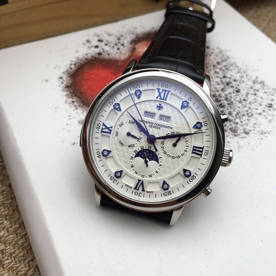 3A江詩丹頓 星辰萬年曆腕錶 全自動機械機芯 藍寶石玻璃 316精鋼