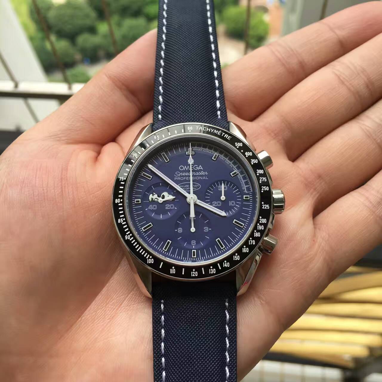 3A歐米茄 超霸時諾比限量版系列 311.32.42.30.04.003腕錶 藍寶石水晶玻璃 睿藍錶盤