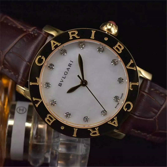 3A寶嘉麗Bvlgari女士腕錶瑞士石英機芯藍寶石玻璃鏡面 熱門腕錶推薦 1:1手錶