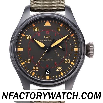 3A萬國IWC PILOT WATCH 大型飛行員 TOP GUN 海軍空戰部隊 IW501902 亞洲23J自動上鏈機芯 陶瓷錶殼 钛合金