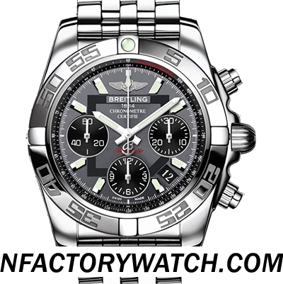 3A百年靈Breitling 機械計時41腕錶 （CHRONOMAT 41）系列AB014012-F554(Pilot飛行員精鋼錶鏈)腕錶