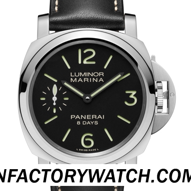 3A沛納海Panerai LUMINOR MARINA 8 DAYS PAM00510/PAM510 三明治結構錶盤和指針 316L不鏽鋼錶框