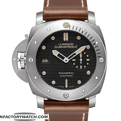 3A沛納海Panerai LUMINOR SUBMERSIBLE 1950 LEFT-HANDED 3 DAYS AUTOMATIC TITANIO Pam00569 Pam569