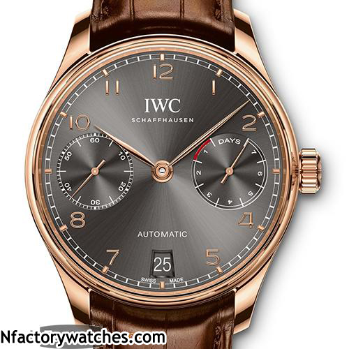 3A萬國IWC Portuguese 葡萄牙 IW500702 V2 316L精鋼 電鍍18k玫瑰金錶圈 無錶蒙防劃藍寶石水晶與AR 完美版