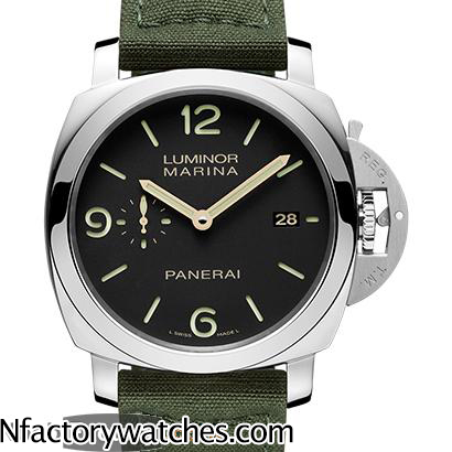 3A沛納海 Panerai LUMINOR MARINA 1950 3 DAYS AUTOMATIC ACCIAIO Pam00618 Pam618 基于亞洲7750自動 316L不鏽鋼