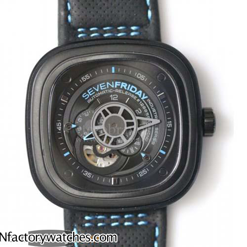 3A七個星期五 SevenFriday P3 PCF Miyota82S721J自動 21600VPH 316L不鏽鋼 PVD錶圈 實心316L不鏽鋼