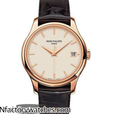 3A百達翡麗 PATEK PHILIPPE Calatrava 系列 5227R-001 316L不鏽鋼 電鍍18k玫瑰金