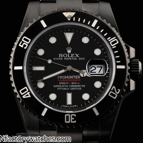 3A勞力士 Rolex 潛航者 Submariner Pro Hunter 316L不鏽鋼 藍寶石水晶玻璃 精鋼 PVD