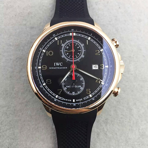 3A萬國 IWC 全新葡萄牙 Yacht Club Chronograph 航海精英計時腕錶 “海洋勇士”特別版 藍寶石玻璃 搭載7750計時機芯