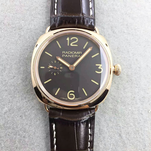 3A沛納海 Panerai Radiomir小手系列pam439 搭載P999手動機芯 藍寶石玻璃 意大利進口真牛皮