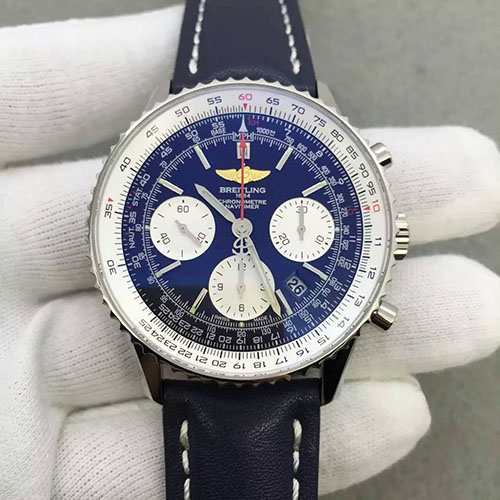 3A百年靈 Breitling 航空計時系列白殼藍面 搭載7750機芯 316精鋼 JF出品