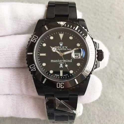 3A勞力士 Rolex 經典款Submariner PVD特別版（Japan mastermind）藍寶石鏡面