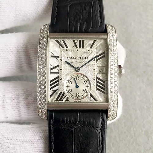 3A卡地亞 Cartier MC坦克系列 劉德華同款 精仿手錶 JF出品