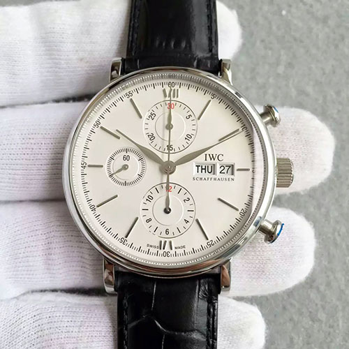 3A萬國 IWC 波濤菲諾 ChronoGraph計時腕錶 系列 搭載7750機芯 藍寶石水晶鏡面 316精鋼