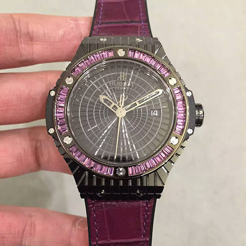 3A宇舶 Hublot 格子陶瓷 搭載2824機芯 藍寶石玻璃 JF出品