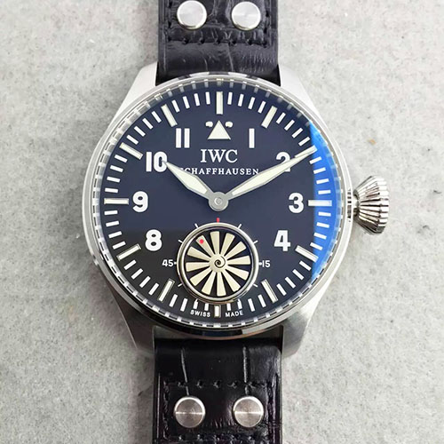 3A萬國 IWC 飛行員系列渦輪 黑面 藍寶石玻璃 316精鋼 V6出品