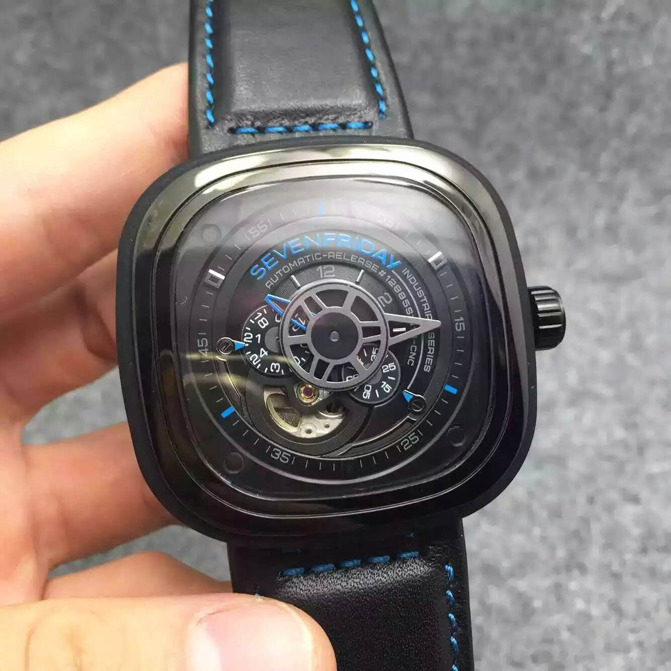 3ASevenFriday渦輪全自動方形自動機械錶 熱門腕錶推薦 1:1手錶