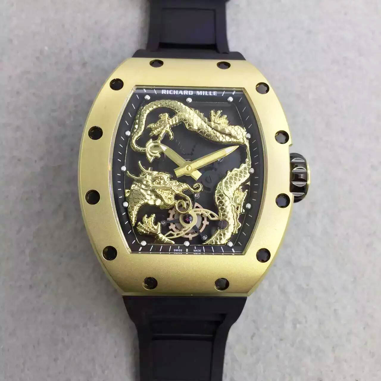 3A查理德米勒 Richard Mille 中國龍系列 精仿手錶 a貨手錶 