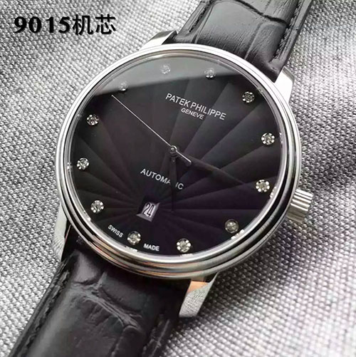 3A百達翡麗 Patek Philippe 超薄9015新款 搭載9015機芯 卓越30米防水性能 AJ出品