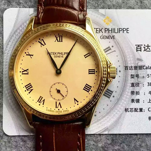 3A百達翡麗 Patek Philippe Calatrava系列5115G最強復刻版新款 搭載Cal.215ps手動上鏈機芯 316L精鋼